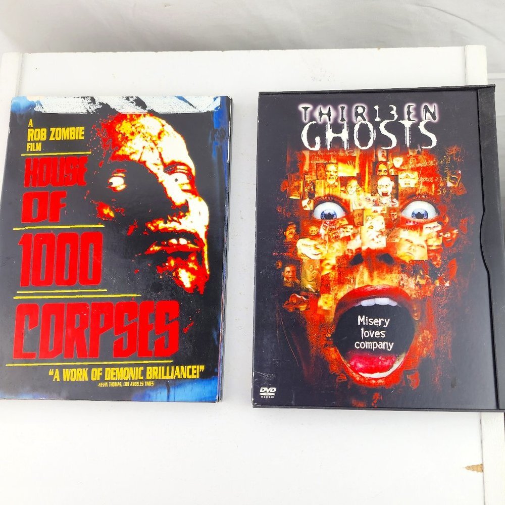 Lot of 2 Horror DVDs Thirteen Ghosts and House of 1000 Corpses